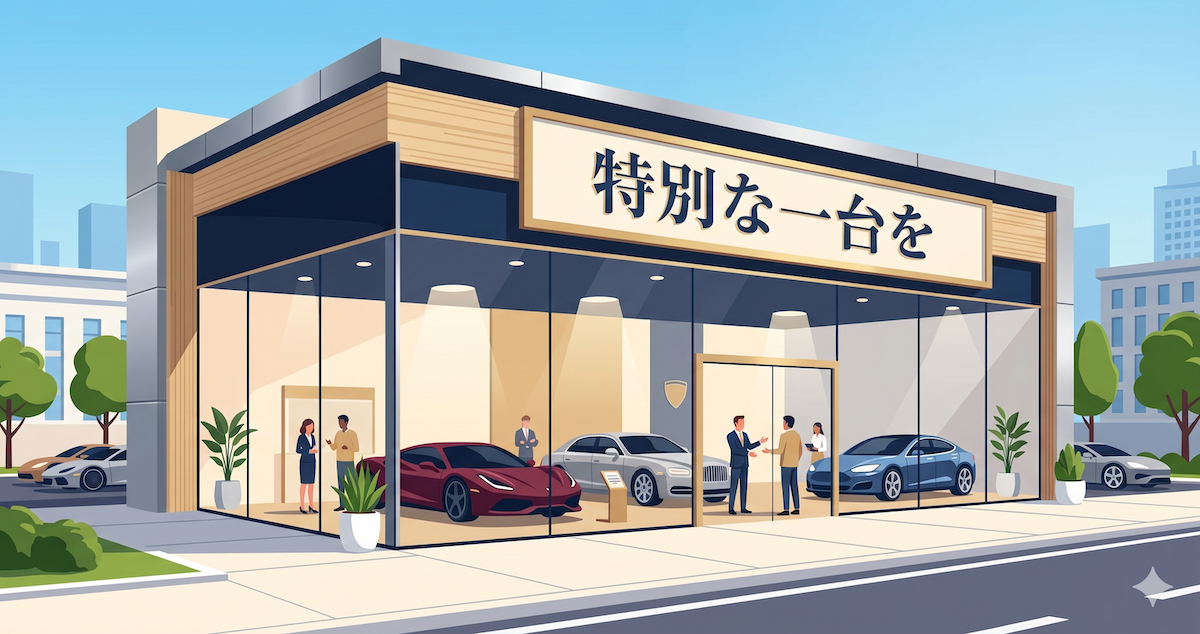 あなただけの特別な一台に出会えるラグジュアリー空間