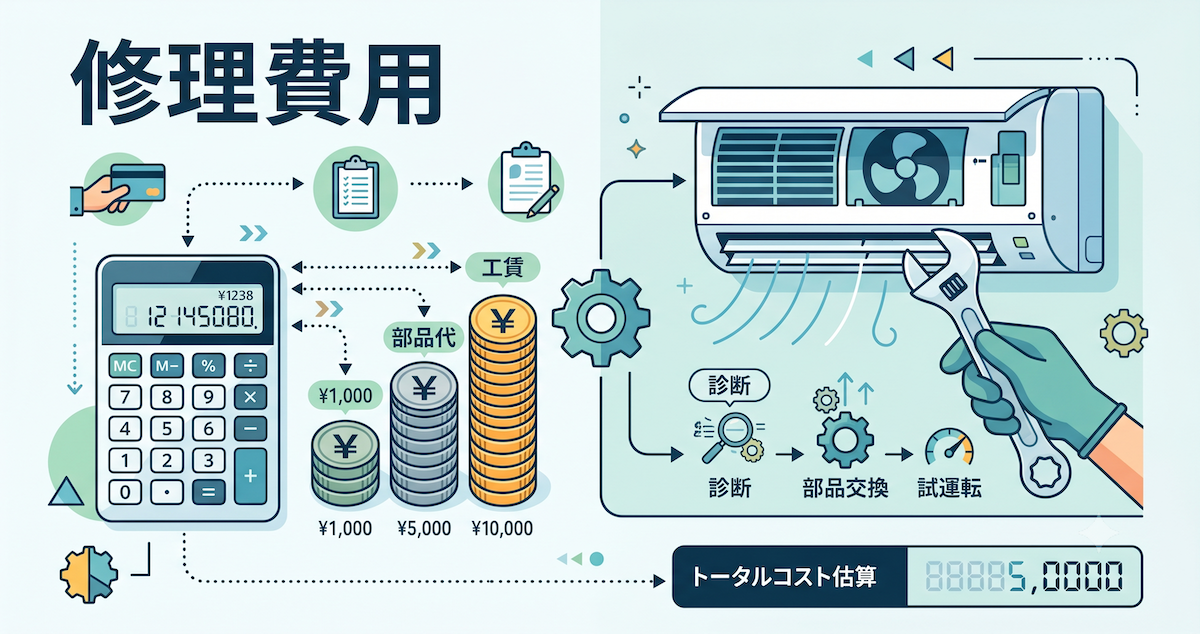 エアコン修理にかかる費用の目安とメンテナンスの重要性