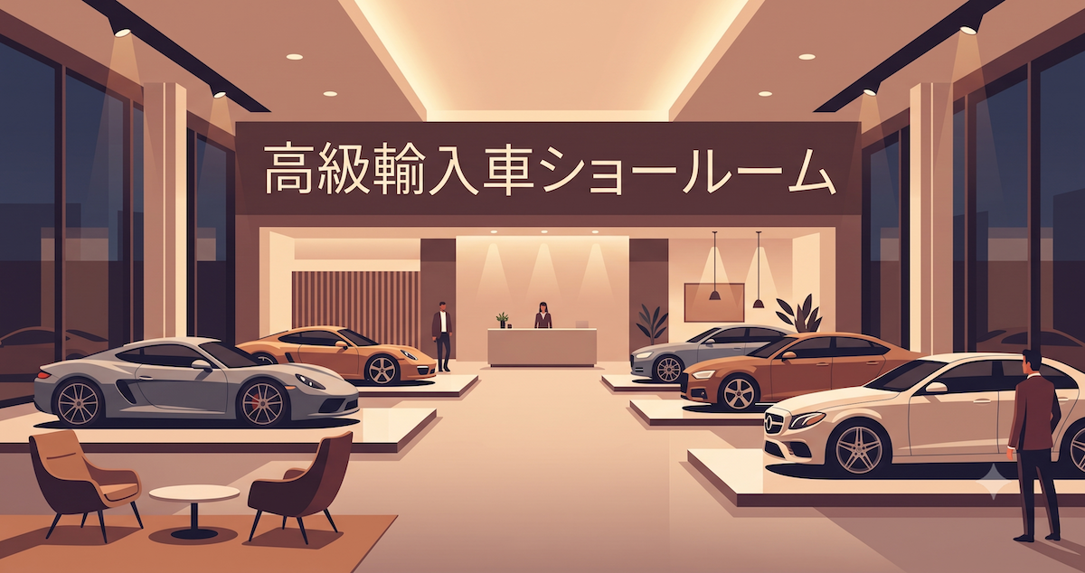 先進機能を直接体感できる洗練された高級輸入車ショールーム